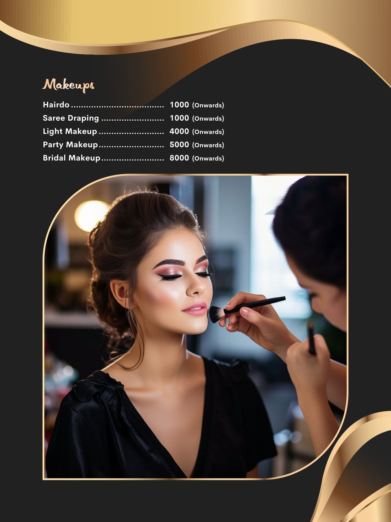 Makeups, Saree Draping & Bridal